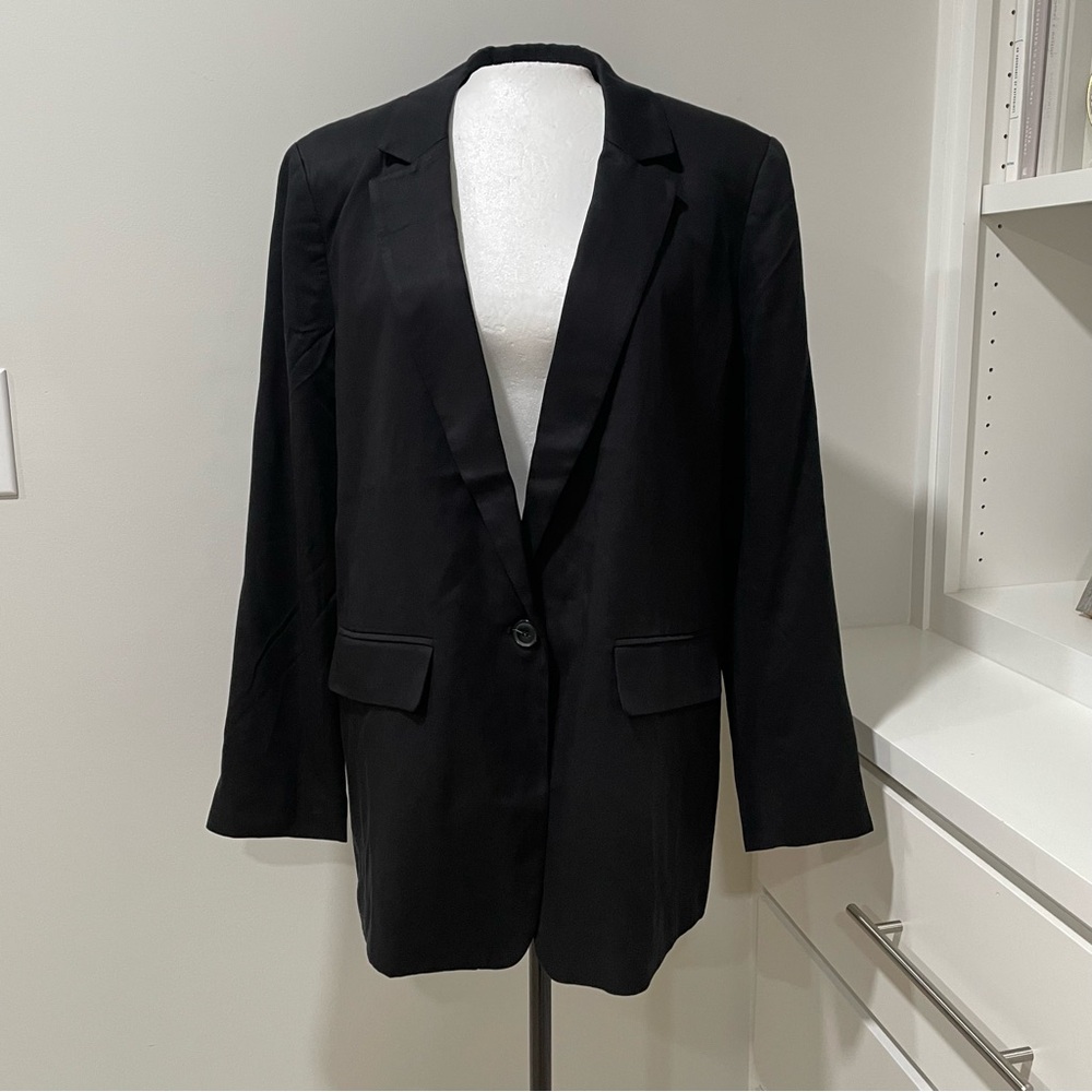NWT Loft Black Blazer Casual Office Work Trendy